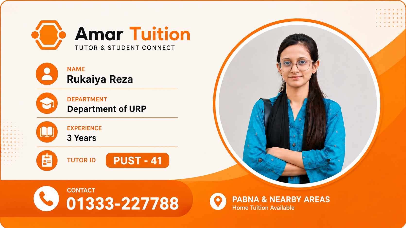 Rukaiya Reza – Home Tutor in Pabna